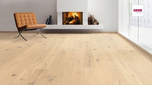 Eiche invisible Sauvage strukturiert naturaDur Top Connect HARO PARKETT 4000 Landhausdiele 180 4V