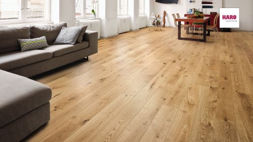 Eiche Sauvage strukturiert naturaDur HARO PARKETT 4000 Landhausdiele 180 4V