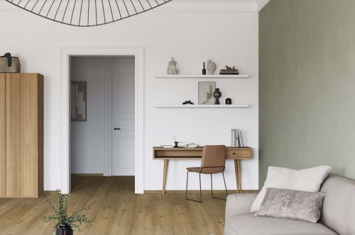 Eiche Nox DESIGN, HDF Vinyl Twist PLUS lackiert ungefast, Holzoptik, 1-Stab, gebürstet Tilo