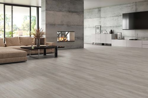 Eiche Helsinki DESIGN, HDF Vinyl Twist PLUS lackiert ungefast, Holzoptik, 1-Stab, gebürstet Tilo