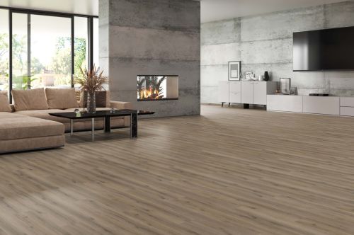 Eiche Victoria DESIGN, HDF Vinyl Twist PLUS lackiert ungefast, Holzoptik, 1-Stab, softsynchron Tilo