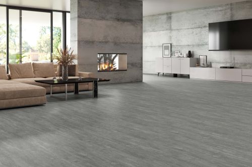 Concrete Natur DESIGN, HDF Vinyl Twist PLUS lackiert gefast (4V), Steinoptik, 1-Stab, wave Tilo