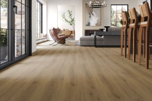 Eiche Caramel HDF Vinyl Twist PLUS lackiert gefast (4V), Holzoptik lebhaft, Premium, softsynchron Tilo