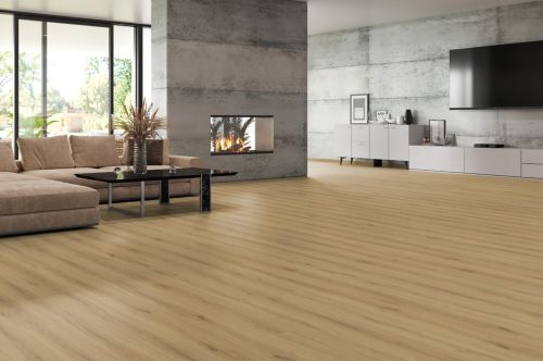 Eiche Natur HDF Vinyl Twist PLUS lackiert gefast (4V), Holzoptik lebhaft, Premium, softsynchron Tilo
