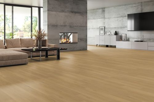Eiche Yuma DESIGN, HDF Vinyl Twist PLUS lackiert ungefast, Holzoptik, 1-Stab, softsynchron Tilo