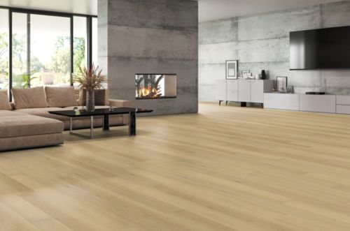 Eiche Puna DESIGN, HDF Vinyl Twist PLUS lackiert gefast (4V), Holzoptik, 1-Stab, softsynchron Tilo