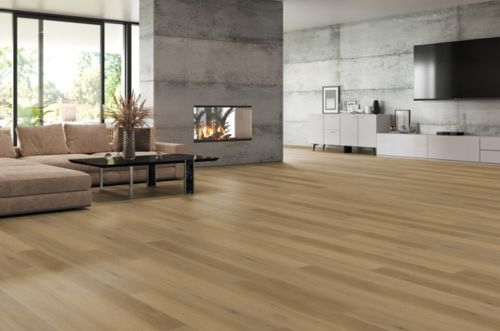 Eiche Suma DESIGN, HDF Vinyl Twist PLUS lackiert gefast (4V), Holzoptik, 1-Stab, softsynchron Tilo
