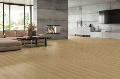 Eiche Natur  HDF Vinyl Twist PLUS lackiert gefast (4V), Holzoptik ruhig, Premium, softsynchron Tilo