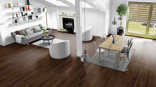 Nussbaum elegance 4V Admonter Landhausdiele