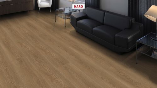 Eiche Picardie natur* authentic Top Connect DISANO by HARO LifeAqua Landhausdiele 4V