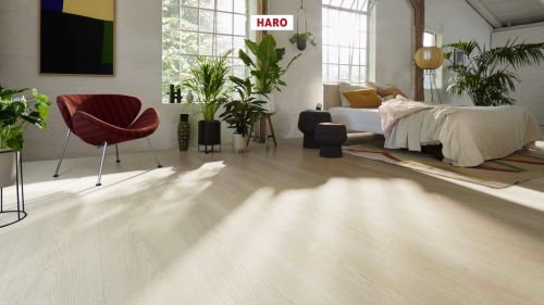Eiche Picardie Puro* authentic Top Connect DISANO by HARO ClassicAqua Landhausdiele XL 4V