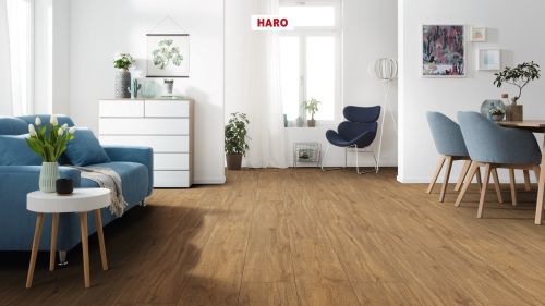 Bergeiche* strukturiert Top Connect DISANO by HARO ClassicAqua Landhausdiele XL 4V