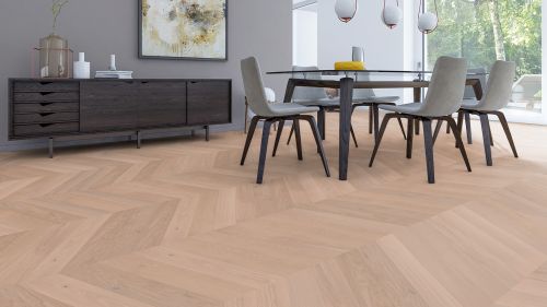 Eiche Kaschmir  lebhaft  gefast, gebürstet  ProVital finish geölt Weitzer Stab 750 FF 60°