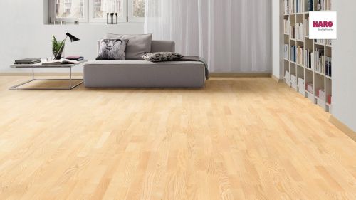 Esche Trend strukturiert naturaDur Top Connect HARO PARKETT 4000 Schiffsboden