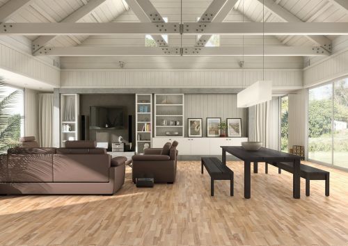 Esche Favorit strukturiert naturaDur Top Connect HARO PARKETT 4000 Schiffsboden