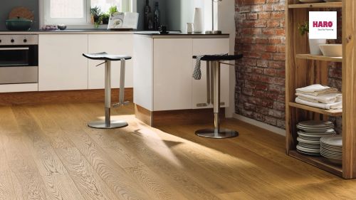 Eiche Exklusiv strukturiert naturaLin plus Top Connect HARO PARKETT 4000 Landhausdiele 180 4V