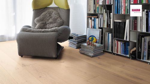 Eiche puroweiß Sauvage retro strukturiert naturaLin plus Top Connect HARO PARKETT 4000 Landhausdiele 180 4V