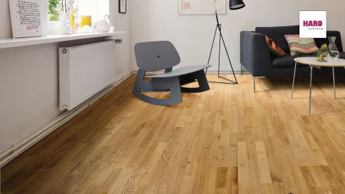Eiche Naturale strukturiert naturaDur Top Connect HARO PARKETT 4000 Schiffsboden