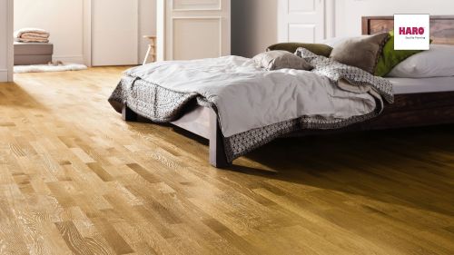 Eiche Trend strukturiert naturaLin plus Top Connect HARO PARKETT 4000 Schiffsboden