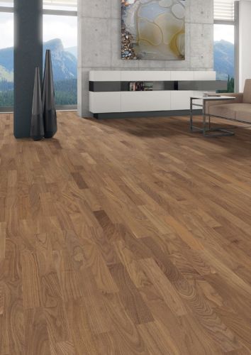 Amerikanischer Nussbaum Trend Stab Allegro Haro lackiert 10 x 70 x 490 mm