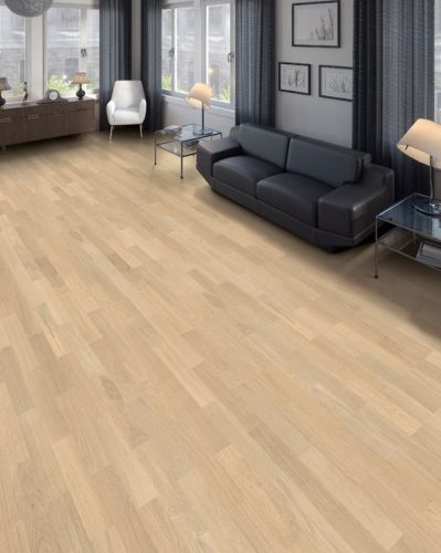 Eiche lichtweiß Trend Stab Allegro Haro lackiert 10 x 70 x 490 mm
