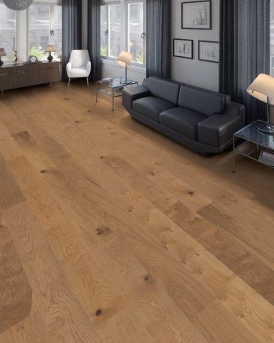 Bernsteineiche Sauvage strukturiert naturaDur Nut & Feder HARO PARKETT 4000 Landhausdiele Maxim 4V